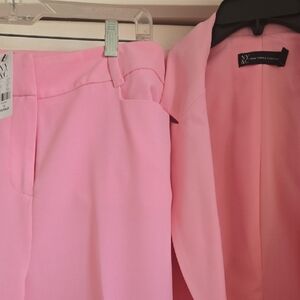 New York & Company Vibrant Pink Pantsuit